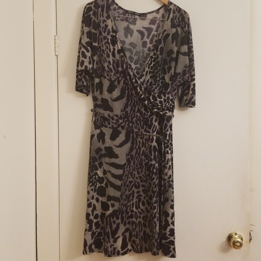Animal print dress